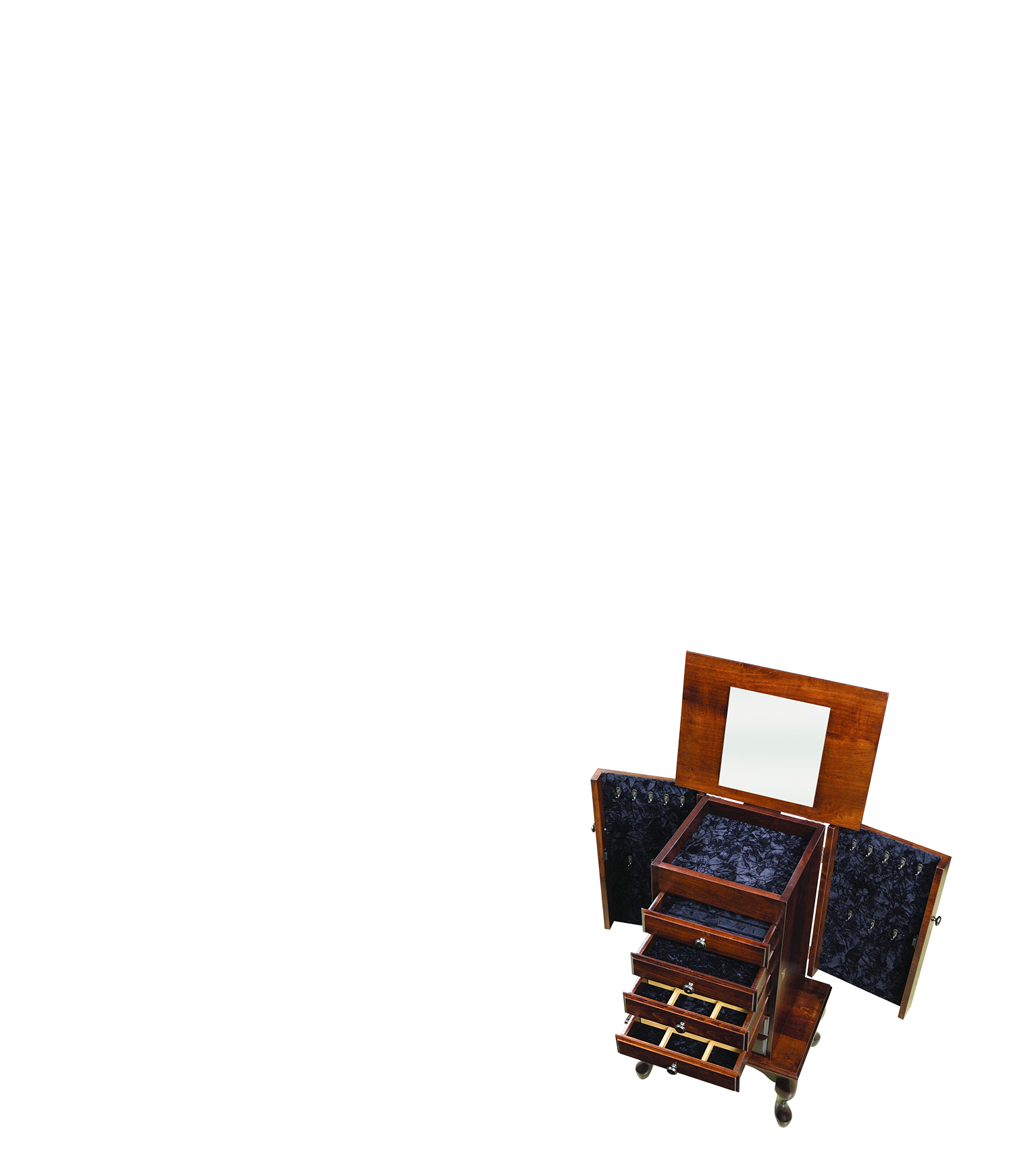 Jewelry Armoire Open